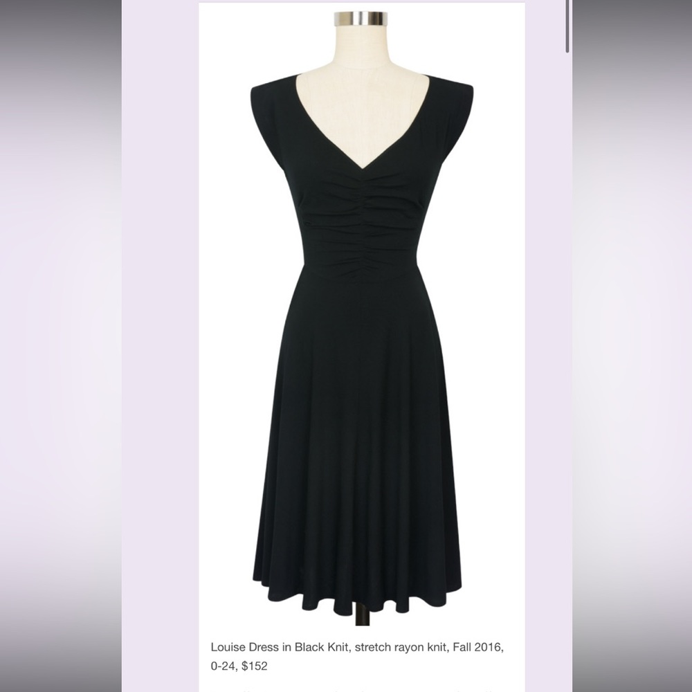 Trashy Diva Louise Dress in Black Knit Sz 4